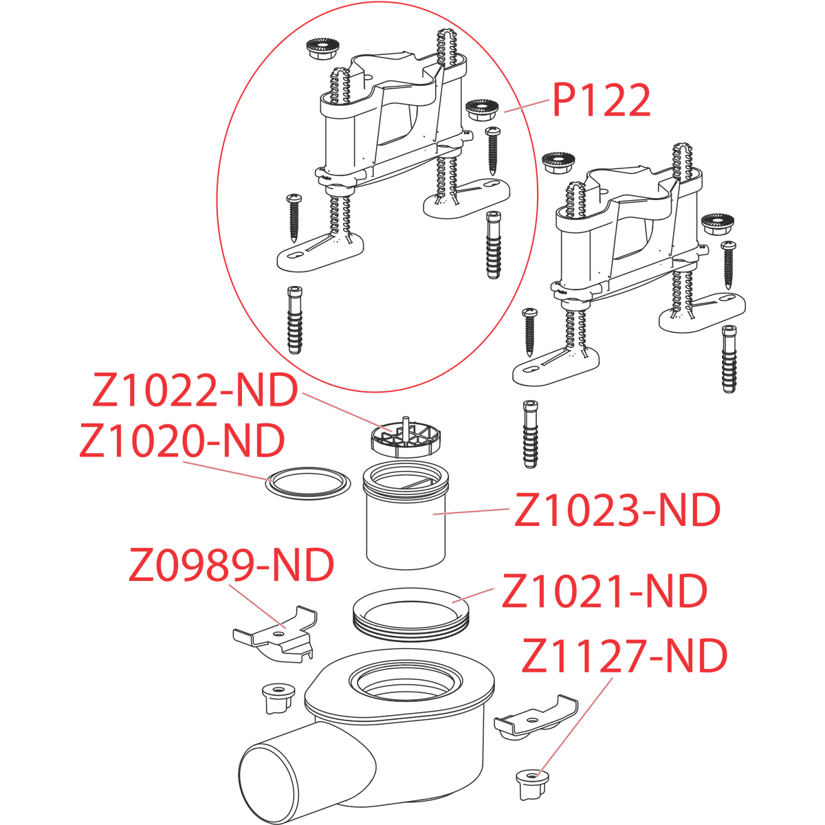Spare parts APZ-S9