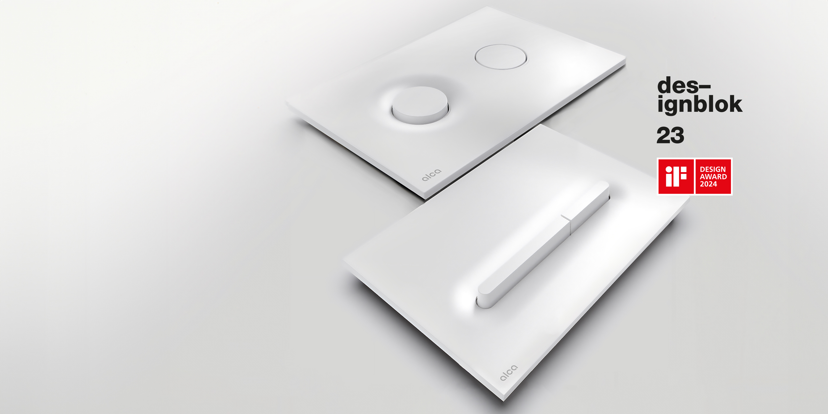 New design flush plates Dot. Dot. and Linka