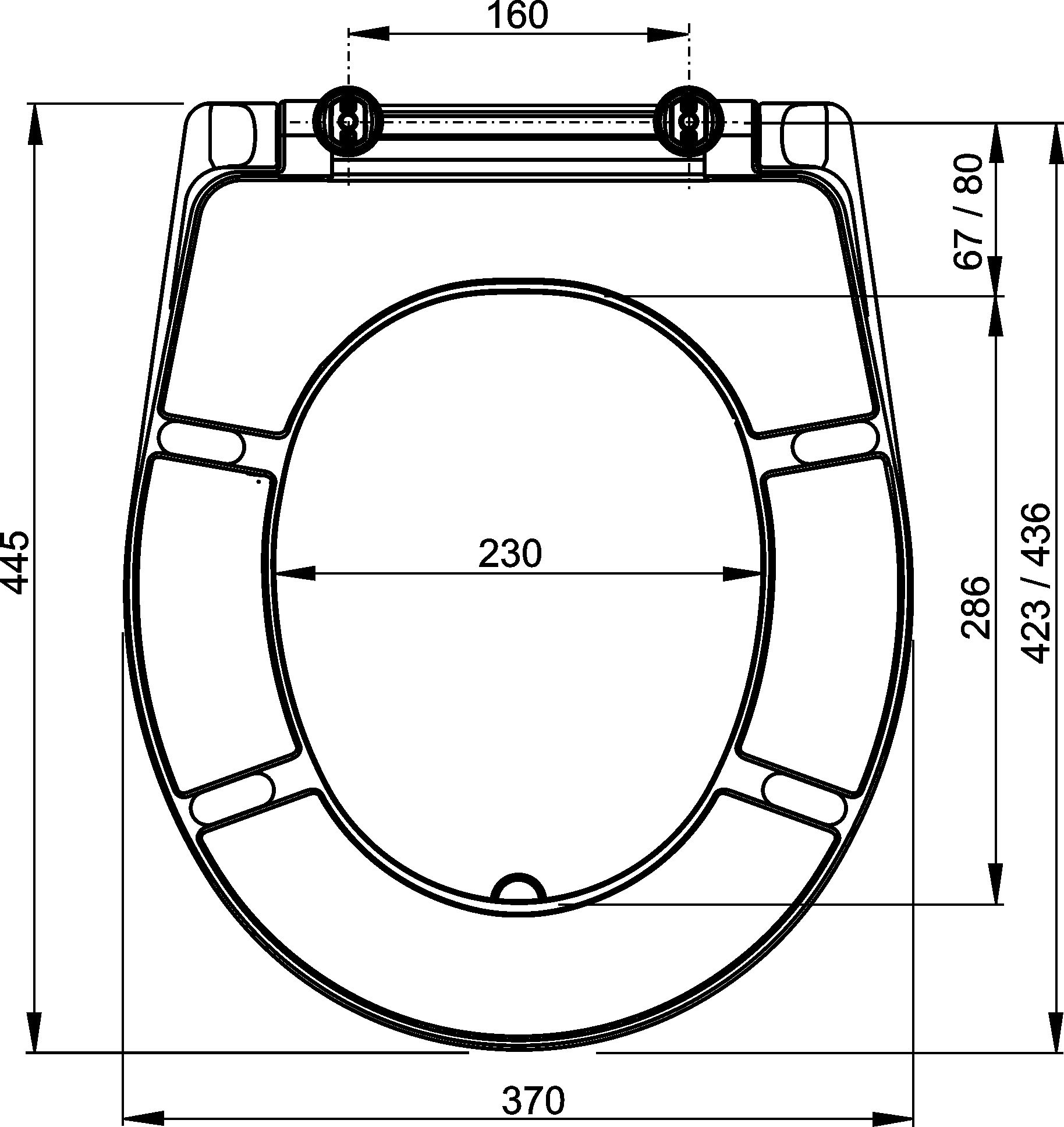 A601 - WC seat Duroplast