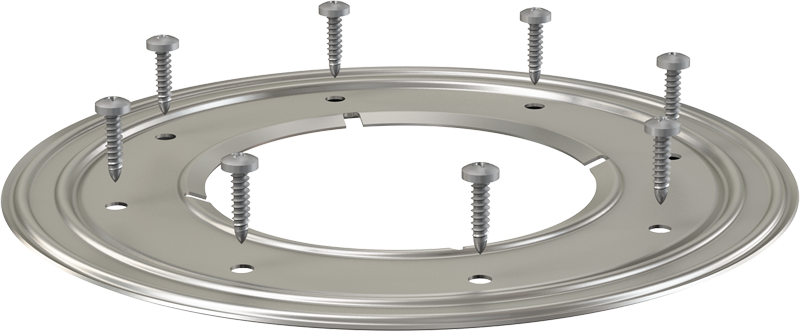 APV0002 - Stainless steel flange, screws included in the package